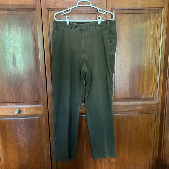 Hiltl Army Green Chino Pants Size 36/38